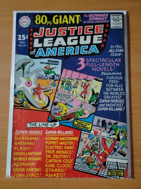 Justice League of America #39 ~ FINE FN ~ 1965 DC Comics