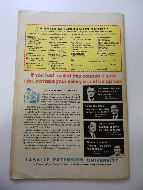 Captain America #152 (1972) GD Condition centerfold detached