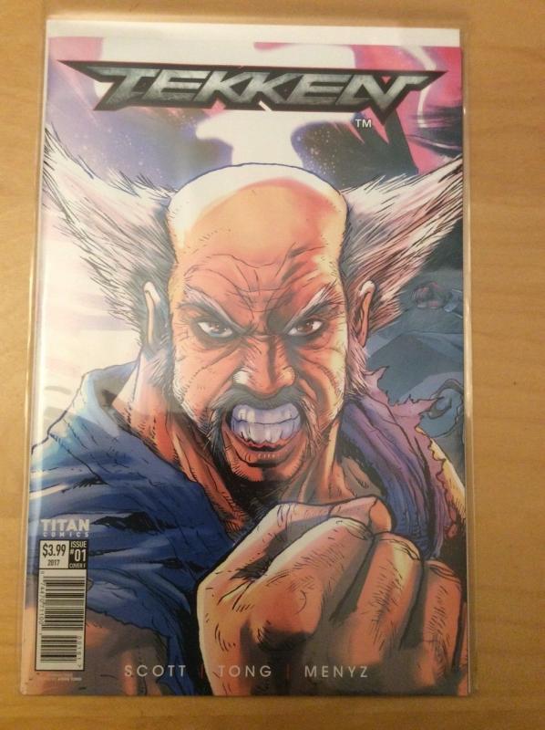 TEKKEN 1, COVER A B C D E F, 1ST PRINT, TITAN COMICS, VIDEO GAME COMICS, 2017