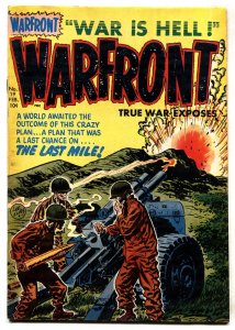 Warfront #19 Lee Elias cover comic book Korean War  Golden Age 1954