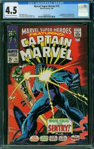 MARVEL SUPER-HEROES #13 CGC 4.5  (1968) 1st App Carol Danvers / SBD-01