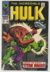 Incredible Hulk #106 (Aug-68) FN+ Mid-High-Grade Hulk