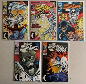 Marc Spector Moon Knight lot #1-45 Marvel (avg 7.0) 37 diff (1989 to 1992)
