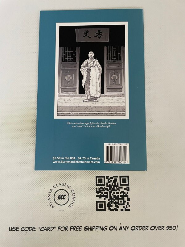 Shaolin Cowboy # 1 NM Burlyman Comic Book December 2004 1st Print 1 RC50