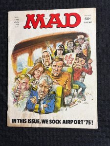 1975 MAD Magazine #176 GD+ 2.5 Alfred E Neuman / Airport '75 Parody