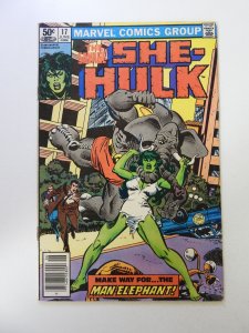 The Savage She-Hulk #17 (1981) VG/FN condition rusty staples