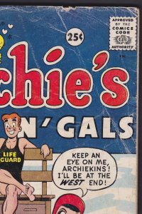 Archie's Pals'n'Gals #9 3.0 GD/VG Archie Comic - Summer 1959 