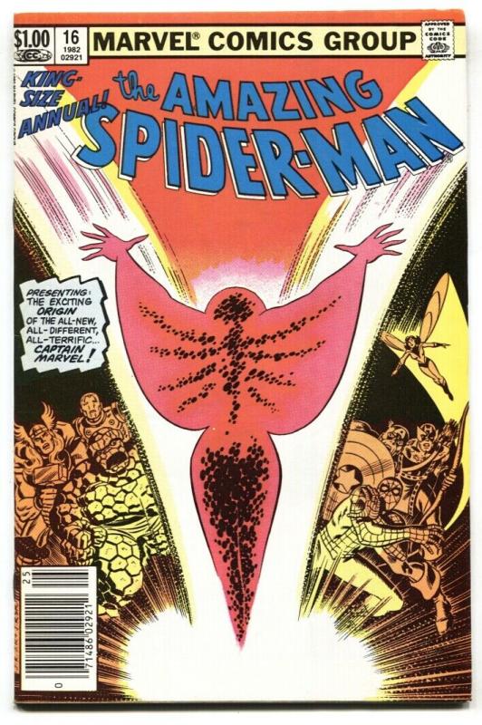 AMAZING SPIDER-MAN ANNUAL #16  First Captain Marvel (Monica Rambeau) VF