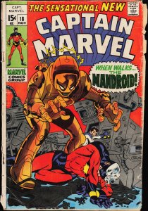 Captain Marvel #18 (1969) Captain Marvel