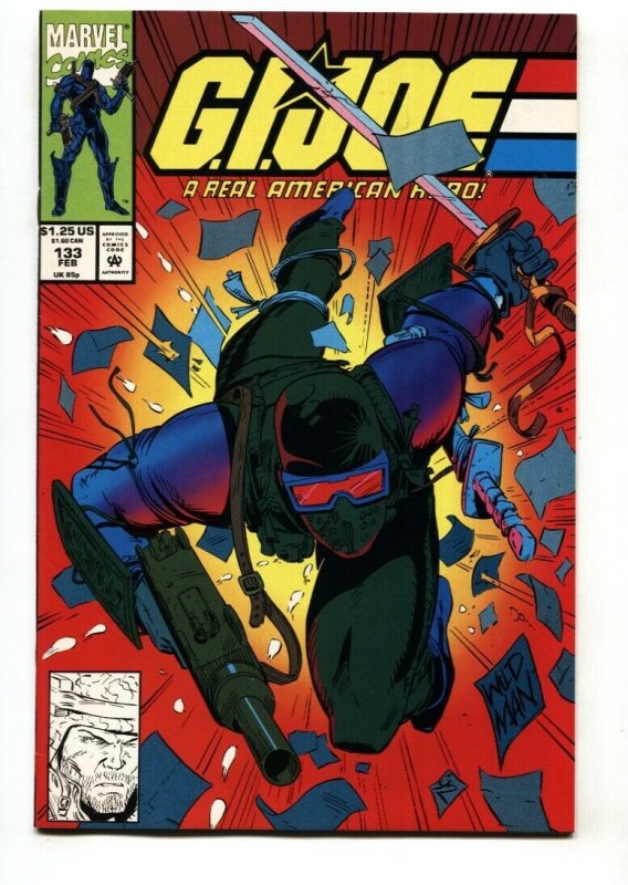 G.I. JOE #133 1993- late issue Cover art by Andrew Wildman