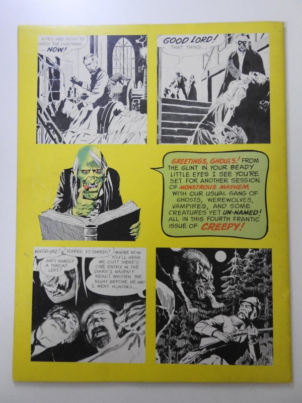 Creepy #4  (1965) The Damn Thing! Fine/VF Condition!
