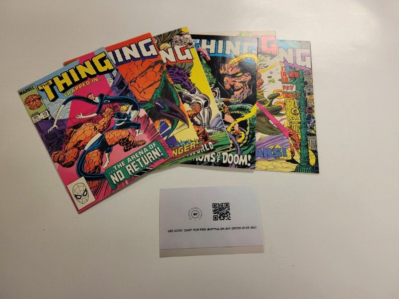 6 Marvel Comic Books The Thing #10 11 12 13 14 15 26 SM3