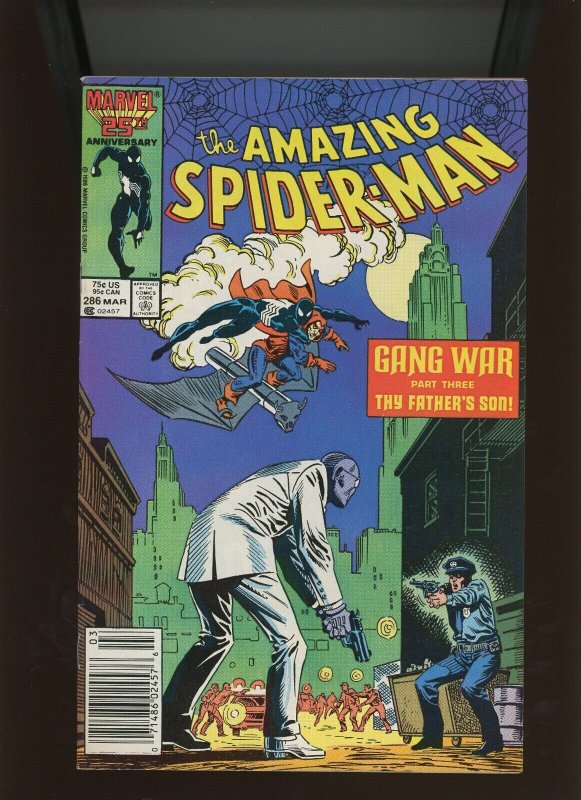(1987) The Amazing Spider-Man #286: NEWSSTAND! GANG WAR: PART THREE (6.5)