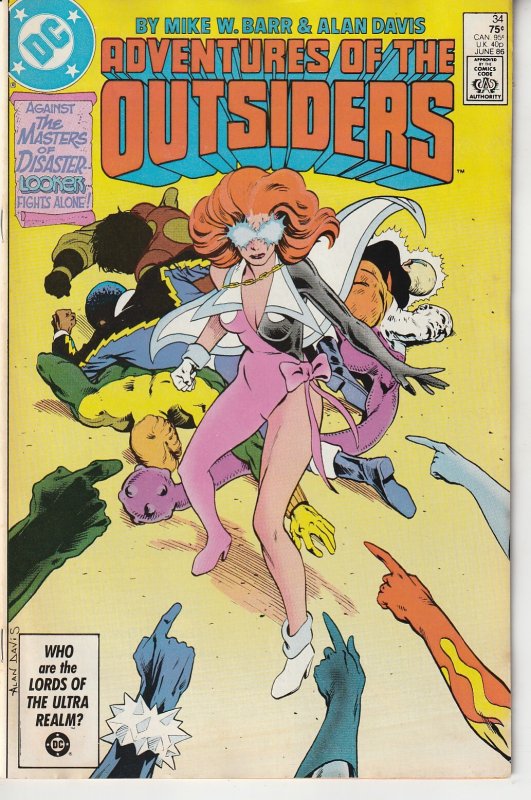 Adventures of The Outsiders # 34  Baron Bedlam, Masters of Disaster !