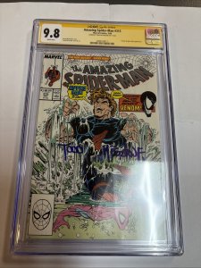 Amazing Spider-Man (1989) # 315 (CGC 9.8 WP) Signed Full Todd Mcfarlane • Venom