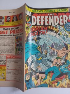 Defenders #6 - Silver Surfer - 1st appearance Cyrus Black - 1973 - VF