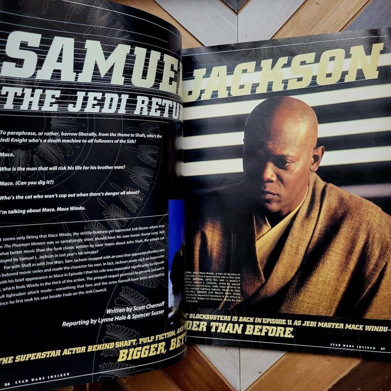 Star Wars Insider Magazine #55 (2001) MACE WINDU / Samuel L. Jackson Cover (FN)