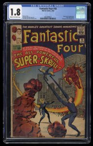 Fantastic Four #18 CGC GD- 1.8 Cream To Off White 1st Appearance Super Skrull!
