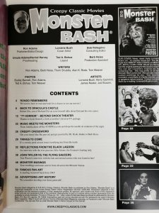 Monster Bash Magazine #15 Creepy Classic Movies 2012 Monster Photos Julie Adams