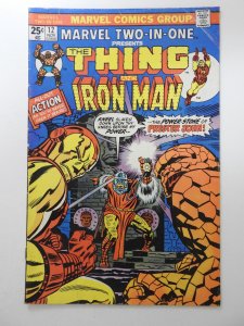 Marvel Two-in-One #12 (1975) VG+ Condition MVS Intact