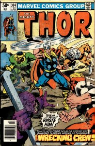 Thor #304 Newsstand Edition (1981) Thor