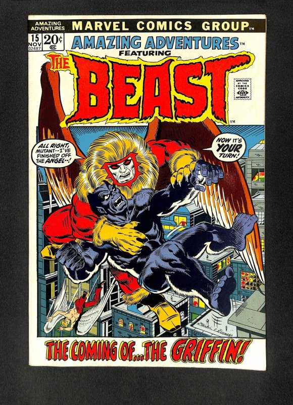 Amazing Adventures #15 Beast! 1st Appearance The Griffin!