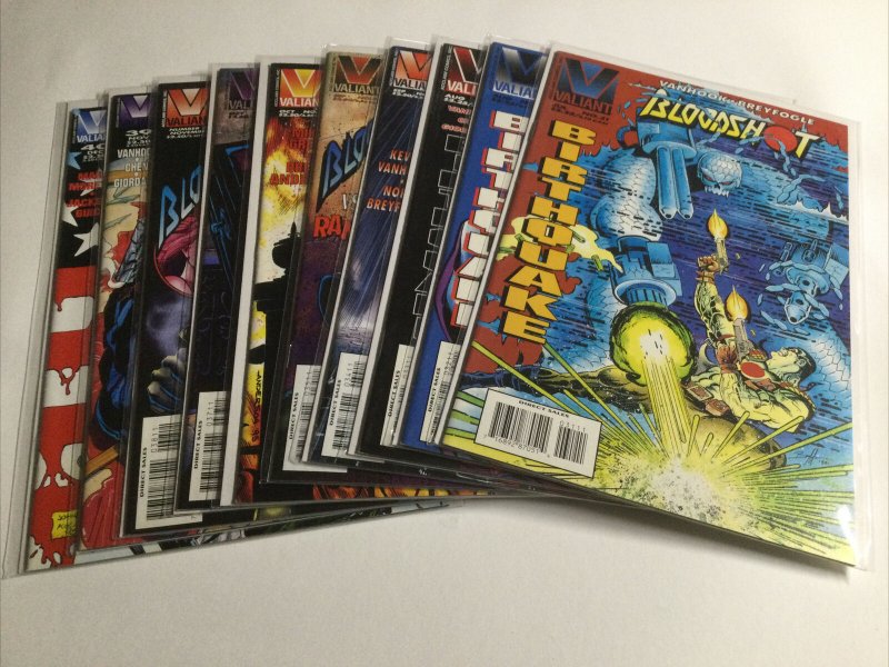 Bloodshot 31 32 33 34 35 36 37 38 39 40 lot Run Set Near Mint Valiant