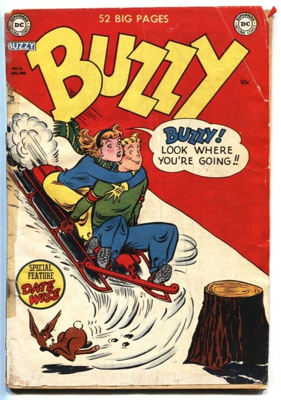 Buzzy #35 1951- Teen Humor- DC Golden Age G