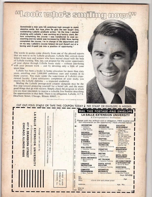 Vampire Tales #7 (1974) MORBIUS THE LIVING VAMPIRE Marvel/Curtis HORROR