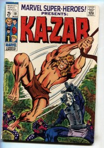 Marvel Super-Heroes #19 Ka-Zar comic book 1967