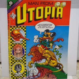 Man from Utopia #1 (1972) Rick Griffin Art. Fine/Very Fine Condition