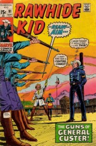 Rawhide Kid #91 Marvel Comics September Sept 1971 (GD+ Stock Photo)
