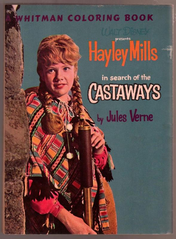 In Search of The Castaways Coloring Book #1138-1962-Hayley Mills-Disney-VG