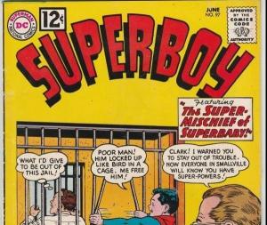 Superboy #97 strict VF+ 8.5 High-Grade   Appearance - Superbaby