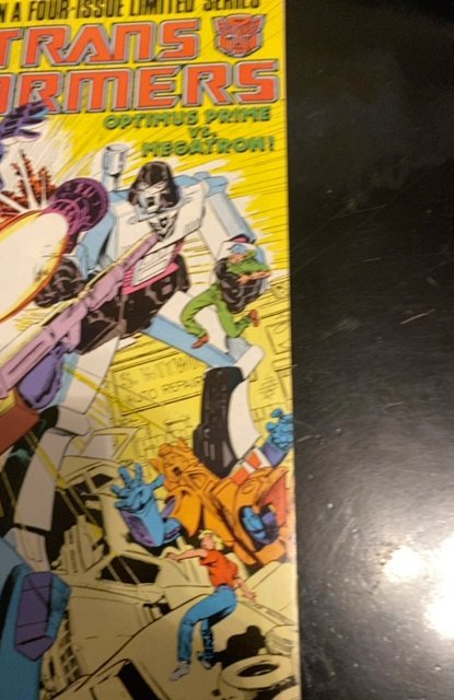 The Transformers #2 Newsstand Edition (1984) megatron high grade