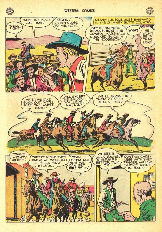 WESTERN COMICS #2 (Mar1948) 8.0 VF  DC's 1st Cowboy Title! The Wyoming K...