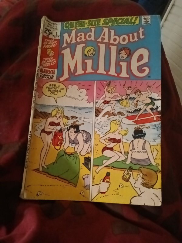 Mad About Millie #1 Queen-Size Giant Special Marvel 1971 Bronze Age The Model