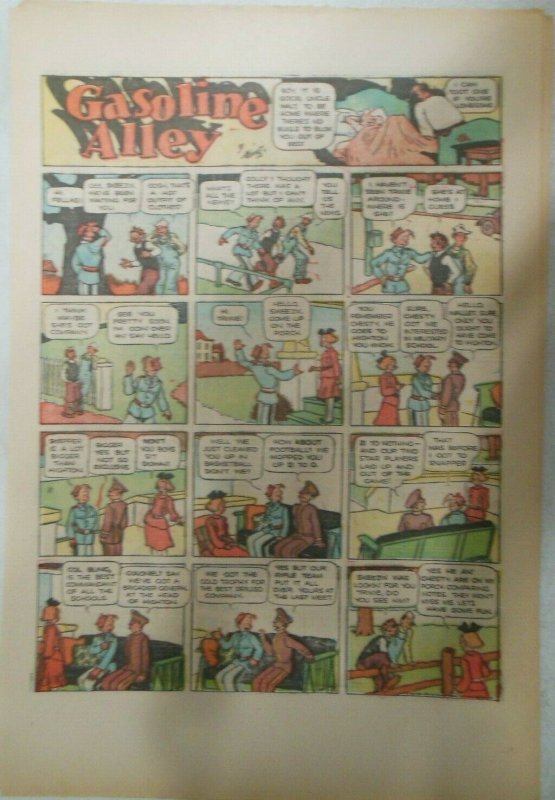 (15) Gasoline Alley Sunday Pages by Frank King from 1935 Size: 11 x 15 inches