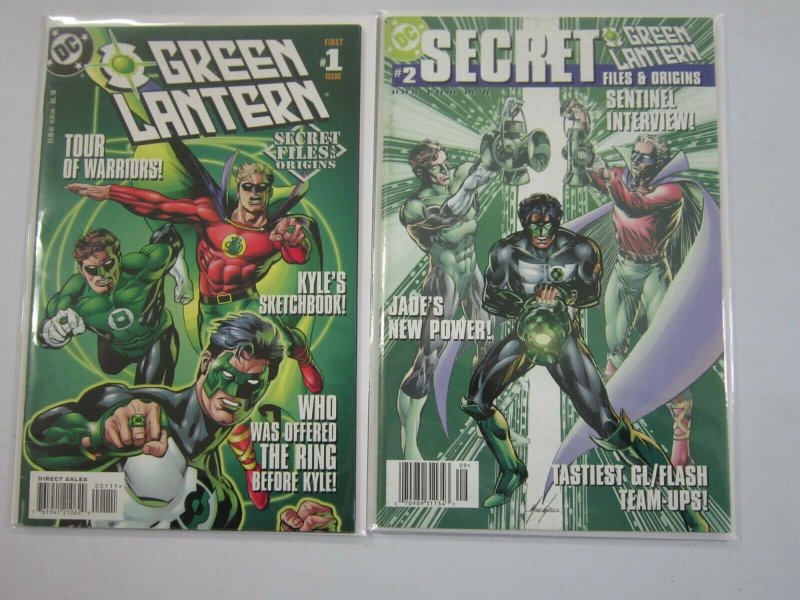 Green Lantern Secret Files and Origins #1+2 6.0 FN (1998-99)