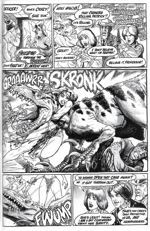 CAVEWOMAN: RELOADED #6 (Aug 2007)  Bud Root's 36 pgs of B&W DINOSAURS & ...