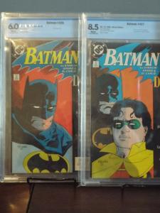 Batman #426, #427, #428, #429 CBCS 6.0 - 8.5 Not CGC, A Death In The Family