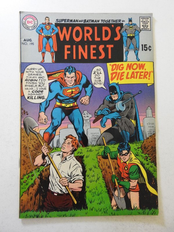 World's Finest Comics #195 (1970) FN+ Condition!