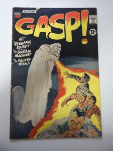 Gasp #2 (1967) VG/FN Condition 1/4 tear fc