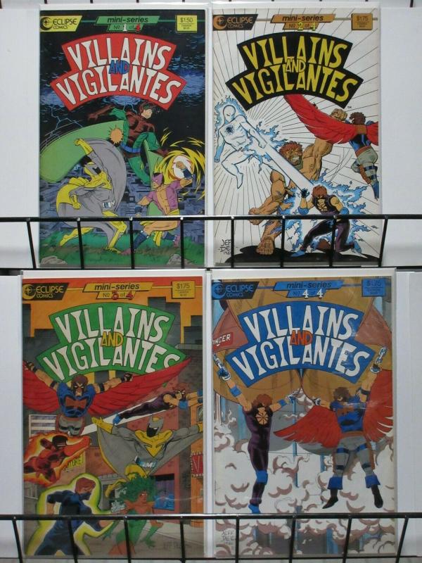 VILLAINS & VIGILANTES 1-4  RPG inspired series! Eclipse