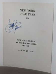 1976 New York Star Trek 76 Signed George Takei, Rockefeller Center ~ WH