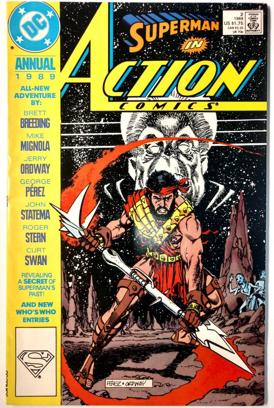 Action Comics Annual #2 (8.0, 1989) 1st app of the Eradicator