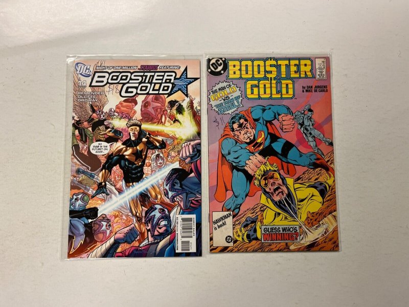 3 Booster Gold DC Comics Books #7 14 39 19 JW15