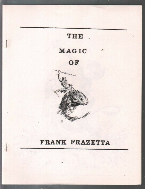 Magic of Frank Frazetta 1970's-full page illustrations-Tarzan-Pellucidar-Thun...