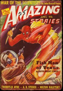 Amazing Stories Pulp April 1940-Revolt of the Ants VG