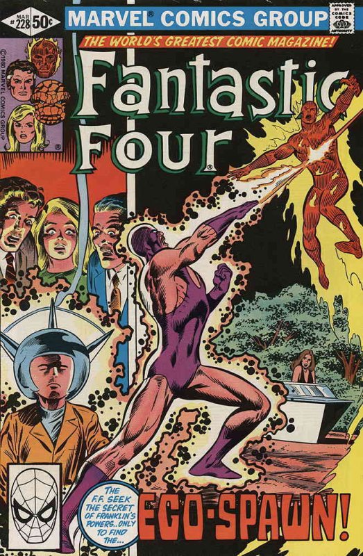 Fantastic Four (Vol. 1) #228 GD ; Marvel | low grade comic Bill Sienkiewicz Ego-